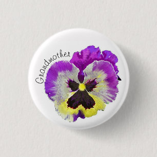 Macaron Rond 2,50 Cm Pansement jaune et violet personnalisé