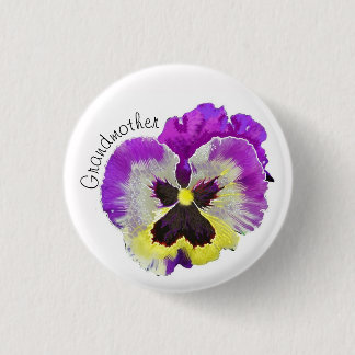 Macaron Rond 2,50 Cm Pansement jaune et violet personnalisé