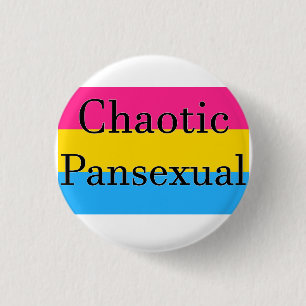 Macaron Rond 2,50 Cm Pansexual chaotique