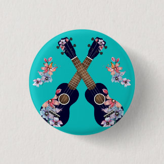 Macaron Rond 2,50 Cm Pap d'ondulations de marine avec éléments d'aquare