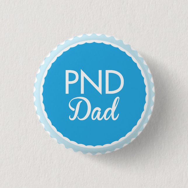 Macaron Rond 2,50 Cm Papa de PND (Devant)