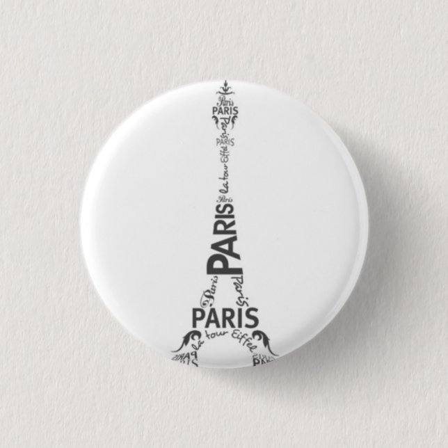 Macaron Rond 2,50 Cm Paris (Devant)