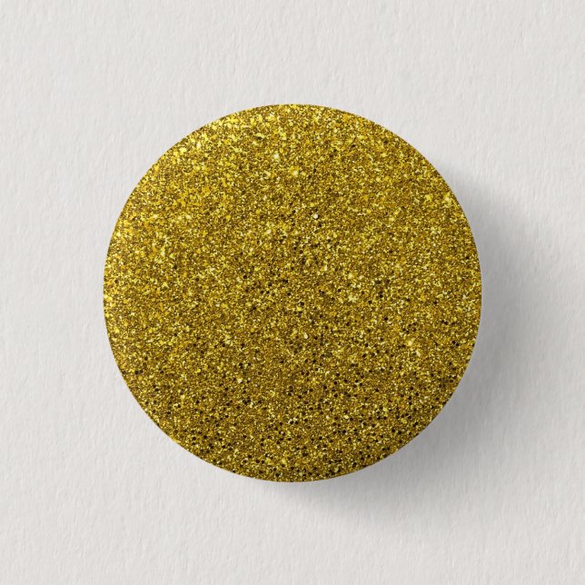 Macaron Rond 2,50 Cm Parties scintillant Gold Sparkle (Devant)