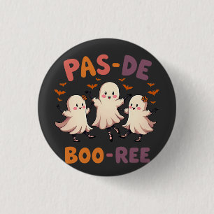 Macaron Rond 2,50 Cm Pas de boo-ree Éffrayant Halloween Ballet Dance Gh