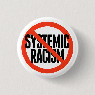 Macaron Rond 2,50 Cm Pas de racisme systémique