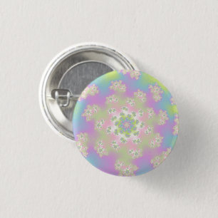 Macaron Rond 2,50 Cm Pastel Floral Sprinkings