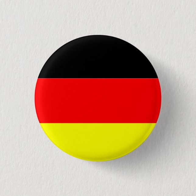 Macaron Rond 2,50 Cm pavillon de l'Allemagne (Devant)