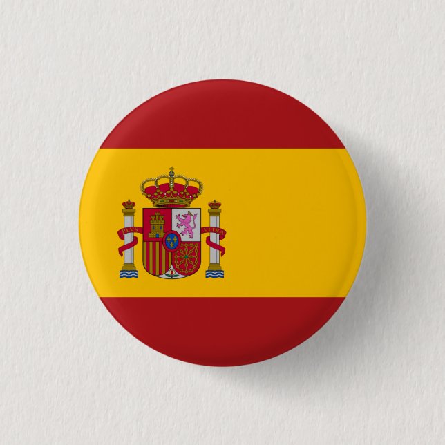 Macaron Rond 2,50 Cm Pavillon national d'Espagne (Devant)