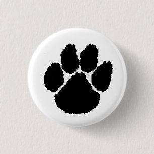 Macaron Rond 2,50 Cm Paw_Print