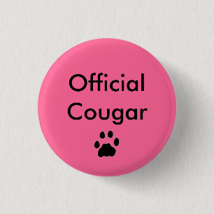 Macaron Rond 2,50 Cm Pawprint de BOUTON, puma officiel