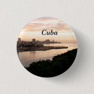 Macaron Rond 2,50 Cm Paysage urbain cubain