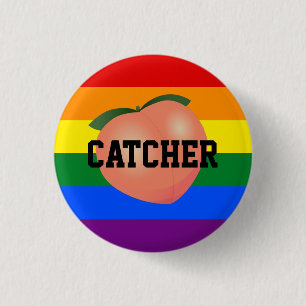 Macaron Rond 2,50 Cm Peach Emoji Gay Bas