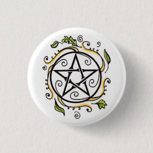 Macaron Rond 2,50 Cm Pentacle Feuille