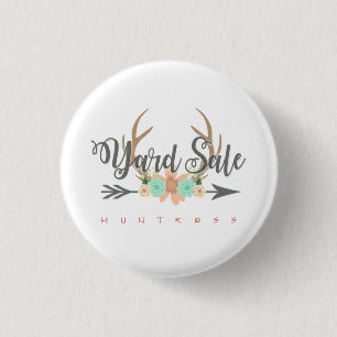 Macaron Rond 2,50 Cm Personnaliser Ce Bouton De Vente À Jardin BOHO