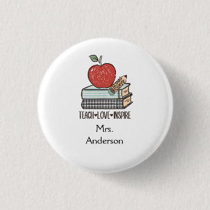 Macaron Rond 2,50 Cm Personnaliser Enseigner Amour Inspirer Cadeau Pour
