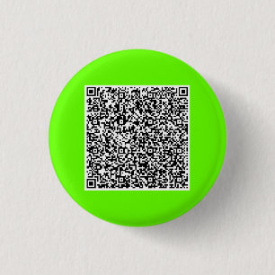 Macaron Rond 2,50 Cm Personnalisez votre code QR Bouton amusant - Chois