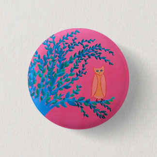 Macaron Rond 2,50 Cm Petit, 1 bouton rond de pouce de ¼, "arbre de