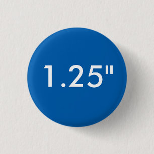Macaron Rond 2,50 Cm Petit BLEU rond de modèle de blanc d'insigne de l