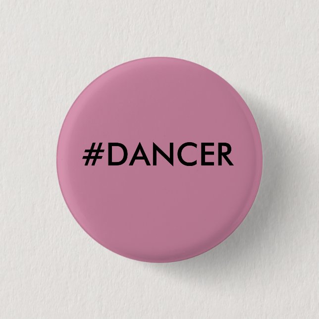 MACARON ROND 2,50 CM PETIT PIN DE #DANCER (Devant)