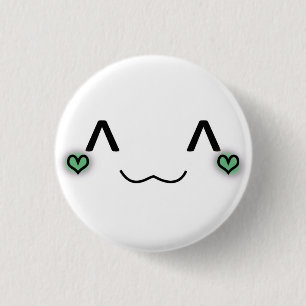 Macaron Rond 2,50 Cm petit vert mignon de goupille