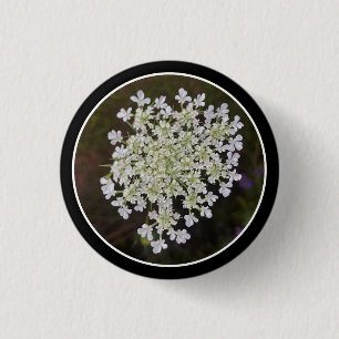 Macaron Rond 2,50 Cm petits pétales blancs