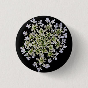 Macaron Rond 2,50 Cm petits pétales blancs