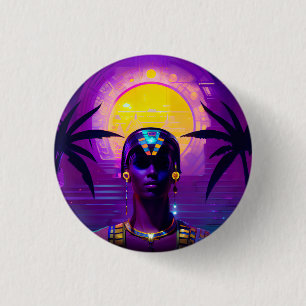 Macaron Rond 2,50 Cm Pharaon Synthwave