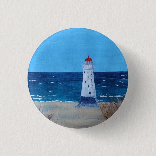 Macaron Rond 2,50 Cm Phare de Talacre (Devant)