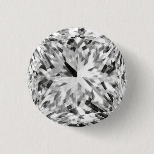 Macaron Rond 2,50 Cm Photo de diamant géométrique multiforme symétrique