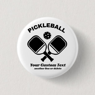 Macaron Rond 2,50 Cm Pickleball Club Pickleball Paddle & Ball Custom