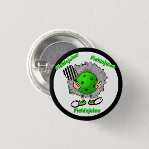 Macaron Rond 2,50 Cm Pickleball Picklejus Halloween Film Inspiré