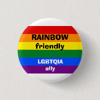 Pin amical d'allié de l'arc-en-ciel LGBTQIA