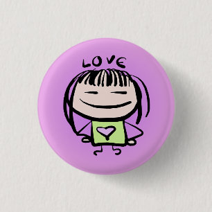 Macaron Rond 2,50 Cm Pin d'amour - Smeople