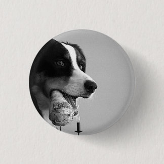 Macaron Rond 2,50 Cm Pin de chien