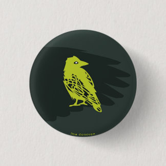 Macaron Rond 2,50 Cm Pin de conception d'oiseau et d'aile
