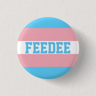 Macaron Rond 2,50 Cm Pin de Feedee de transsexuel