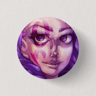 Macaron Rond 2,50 Cm Pin de guerrier de ruban de soutien