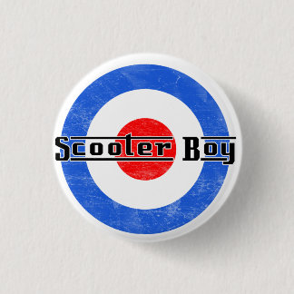 Macaron Rond 2,50 Cm Pin de Lambretta de garçon de scooter