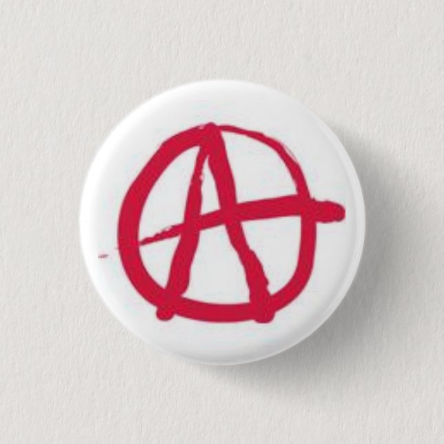 Macaron Rond 2,50 Cm Pin de logo d'anarchie (Devant)
