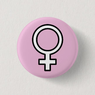 Macaron Rond 2,50 Cm Pin de puissance de fille