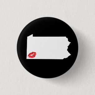 Macaron Rond 2,50 Cm Pin de ride de Pittsburgh