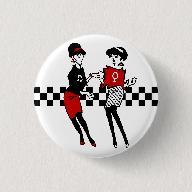 Macaron Rond 2,50 Cm Pin de Ska (Devant)