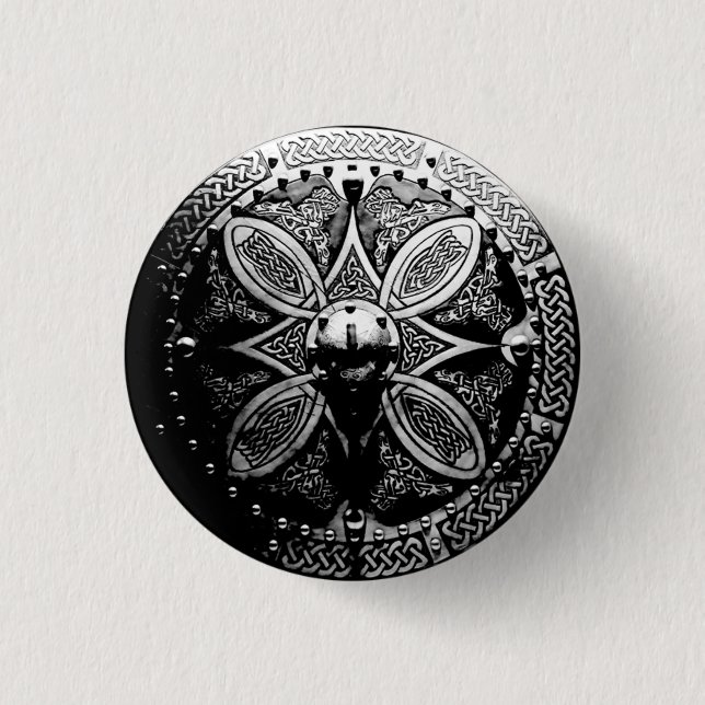 Macaron Rond 2,50 Cm Pin de Targe de broche (Devant)