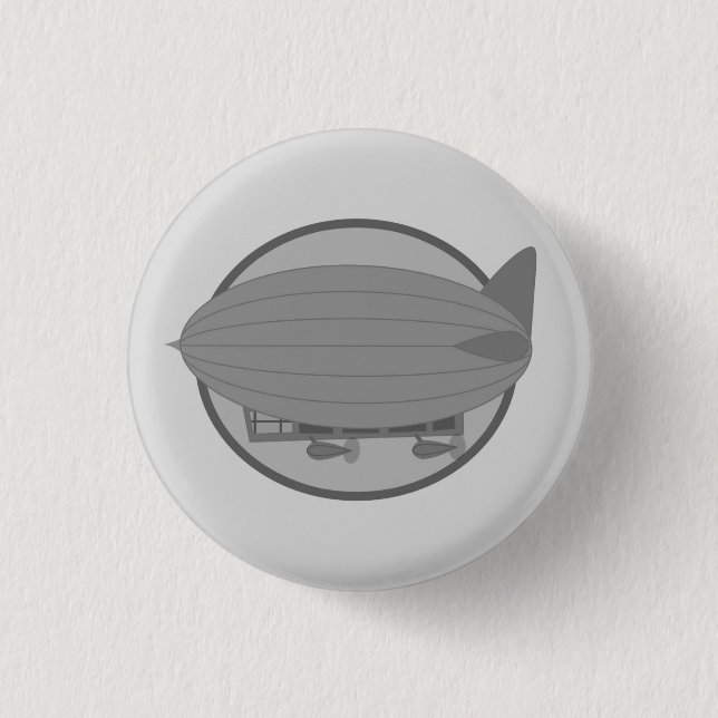 Macaron Rond 2,50 Cm Pin de zeppelin (Devant)