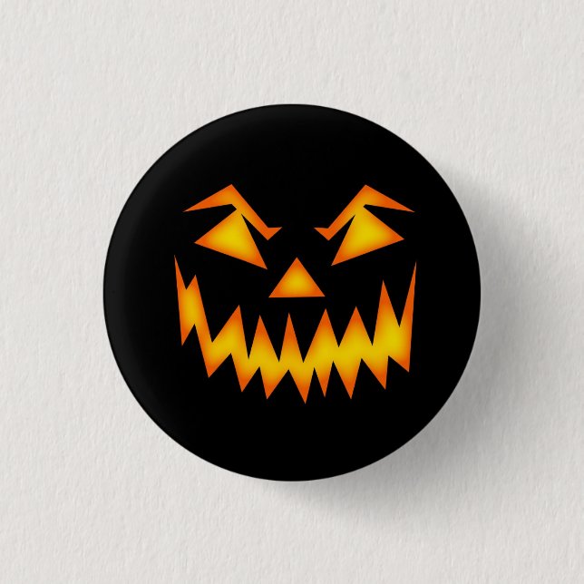 Macaron Rond 2,50 Cm Pin Halloween (Devant)