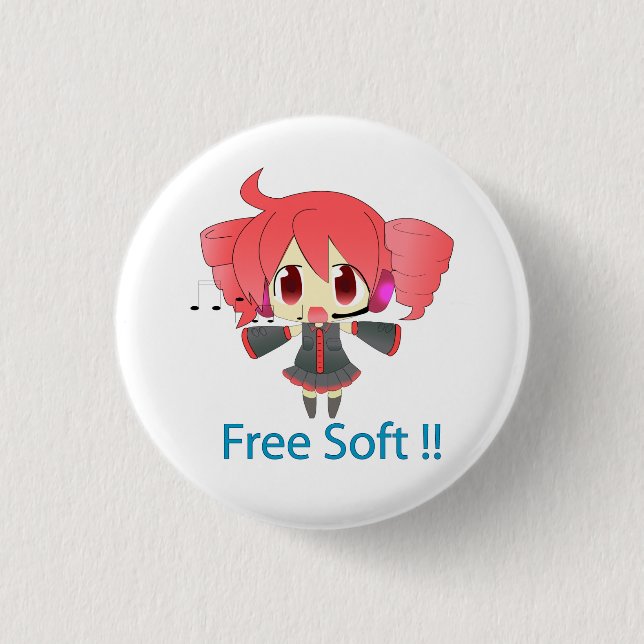 Macaron Rond 2,50 Cm Pin Kasane Teto (Devant)