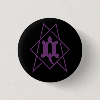Macaron Rond 2,50 Cm Pin simple de logo de Qmay Kai de phrase de