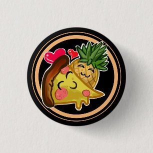 Macaron Rond 2,50 Cm Pineapple Pizza Love Button