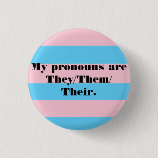 Macaron Rond 2,50 Cm Pins Pronoun - Ils/Eux