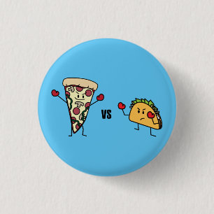 Macaron Rond 2,50 Cm Pizza de pepperoni CONTRE le taco : Mexicain